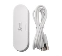 Capteur de température et d'humidité d'intérieur Smart Home, pour Tuya pour système ZigBee WiFi sans fil, alimenté par USB, haute précision pour domotique intelligente