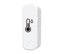 Capteur de température et d'humidité, hygromètre intelligent sans fil, moniteur de climat de haute précision, contrôle à distance avec App Alerts and Data Storage for Home Environment Tracking