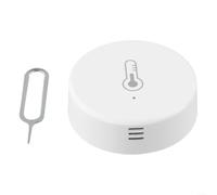 Capteur de température et d'humidité sans fil intelligent avec détection ± 0,3 °C et ± 3 % RH pour protocole Zigbee 3.0, Tuya pour systèmes de maison intelligente pour surveillance à distance