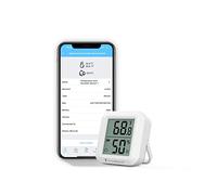 THIRDREALITY Zigbee Capteur de température et d'humidité avec écran LCD numérique, hub ZigBee requis, enregistrements d'applications, surveillance à distance et domotique intelligente, piles AAA