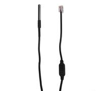 Capteur de température étanche pour WTS01 compatible avec interrupteur de température et d'humidité Elite, sonde en acier inoxydable, câble de 150 cm pour connexion à distance