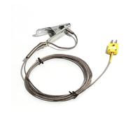 Capteur de température four, pince 6.5CM, Tunnel Thermocouple, fil blindé type K/fil Niacinamide(Shielded wire 5M)