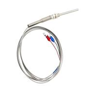 Capteur de température M8 1 m, thermocouple type K 50 mm, 100 mm, 150 mm, 200 mm, sonde à ressort de compression, température 0-600 °C avec 2 bornes(100mm)