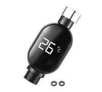 Capteur De Température - PC, Affichage Étanche Pour Manomètre De Douche 1/2in | Numérique À Installation Facile, Thermomètre De Salle De Bain Familiale, Appartements, Toilettes