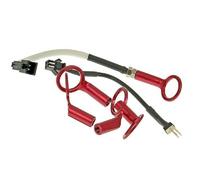 Capteur de température pour moteurs refroidis à l’air | Compatible avec KOSO et Stage6, instruments S2; tachymètres D55, DL-02R, GP Style, RX1N; câble adaptateur et cinq adaptateurs