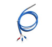 Capteur de température PT100 à 3 bornes, Thermocouple 6x4 0/50/100/150MM, sonde en acier inoxydable, fil étanche 1M 2M 3 5M(6x150mm Probe,1m cable lenght)