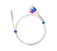 Capteur de température Pt100, emballage à bouche roulée, sonde de mesure de température étanche à l'huile(Pt100 0.5m 1/3B grade)