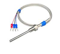 Capteur de température PT100 RTD, sonde en acier inoxydable filetée, industriel, -50 à 420 °C(M6-1-4-50mm)