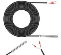 Capteur de température PT1000 5 m, Cerkkapo étanche PT1000, capteur de température PT 1000, avec sonde en acier inoxydable PVC, étanche, compatible avec Raspberry Pi