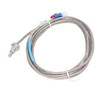 Capteur de température thermocouple PT100 transducteur industriel à type vis avec fil blindé haute sensibilité transmission stable large application pour l industrie