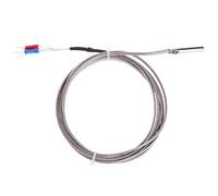 Capteur de température thermocouple type K 0-600℃ 5 * 30 mm Sonde en acier inoxydable pour mesurer la température du four chaudière interrupteur