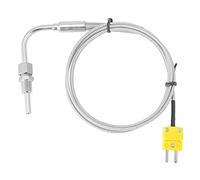 Capteur de Température type K, Akozon Capteur de Température K-type EGT pour Sonde de Température des Gaz d'échappement avec Embout et Connecteur Exposés