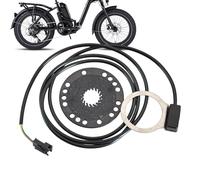 Capteur de vélo électrique - Capteur à chambre simple en acier, pièce de vélo intelligente à long fil, installation facile de vélo, assistance à la pédale fiable | Itinéraires de trajet et