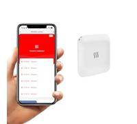Capteur de vibration Zigbee avec détection de bris de verre. Reçoit des notifications à distance via l'application Tuya. Sensibilité réglable - Idéal pour la sécurité personnelle et domestique