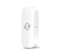 Capteur de vibrations compatible avec Tuya Smart System pour surveillance de porte fenêtre avec réglage de la sensibilité et lumière LED