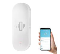 Capteur de vibrations intelligent pour Tuya, avec alertes, sensibilité réglable, protection pour Zigbee pour application SmartLife, pour la sécurité à domicile