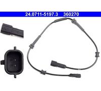 Capteur de vitesse de roue ABS 24.0711-5197.3 ATE pour RENAULT LAGUNA III