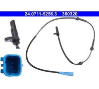 Capteur de vitesse de roue ABS 24.0711-5256.3 ATE pour CITROËN DS PEUGEOT