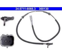 Capteur de vitesse de roue ABS 24.0711-6066.3 ATE pour CITROËN PEUGEOT LANCIA