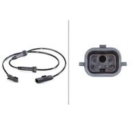 Capteur de vitesse de roue ABS 6PU 012 806-251 HELLA pour RENAULT MEGANE II