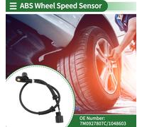 Capteur De Vitesse De Roue Abs Avant Gauche Droite Capteur Abs Système De Freinage Antiblocage No.7M0927807C/1048603 Pour Vw Sharan 1995-2000