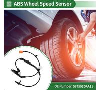 Capteur De Vitesse De Roue Abs Capteur Abs Systššme De Freinage Antiblocage Pour Honda Accord Usa Construit 2 Portes 2006-2007 No.57450Sdaa11 Avant Droit