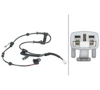 HELLA 6Pu 012 679-741 Capteur, Vitesse De Roue - 12V - 2Pôle - Essieu Avant Droit - Câble: 870Mm - Avec Support