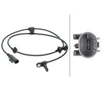 Hella Capteur de vitesse de roue 6Pu 012 679-961 - 2 pôles - arrière - câble 945 mm