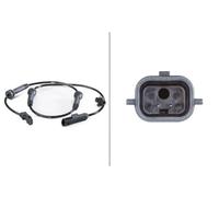 Capteur de vitesse de roue ABS Essieu avant 6PU 012 806-241 HELLA pour RENAULT