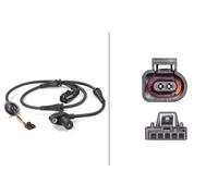 Capteur de vitesse de roue ABS Essieu avant gauche 6PU 012 806-181 HELLA