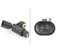 Capteur de vitesse de roue ABS Essieu avant gauche inductif 6PU 009 106-091