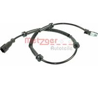 Capteur de vitesse de roue ABS Principe de Hall 0900221 METZGER pour RENAULT