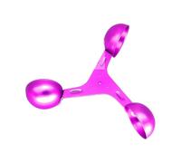 capteur de vitesse du vent en alliage d'aluminium type trois tasses à(Purple no base 200mm)