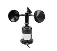Capteur de vitesse du vent, Station de surveillance météorologique intégrée à trois tasses for l'extérieur, transmetteur de vitesse et de direction du vent 485(Wind speed,RS485 Output)