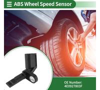 Capteur De Vitesse Roue Abs Avant Gauche Système Freinage Antiblocage No.4E0927803A/4E0927803D/4E0927803F Pour Audi A4 A5 A6 A7 A8 Q5 R8 Pour Vw Phaeton Pour Porsche 918Spyder