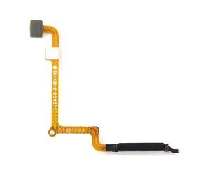 Capteur d'empreinte Digitale Touch ID Bouton Home Bouton Flex Câbles Réparations pour Xiaomi Redmi 14C - Black