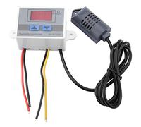 Capteur d'Humidité de Contrôleur d'Hygromètre LCD Numérique XH-W3005 LCD Haute Précision 0~99% Hr 12v / 24v / 220v (en Option)(12V)
