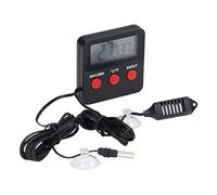 Capteur d'humidité de température - Affichage clair en temps réel - Petit thermomètre hygromètre avec sonde externe pour reptiles pour animaux de compagnie