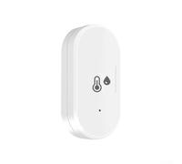 Capteur d'humidité de température pour maison intelligente Tuya for Zigbee, contrôle par application et assistants vocaux pour Alexa, blanc