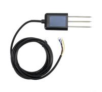 Capteur d'humidité du sol avec sortie RS485 et analogique, pour conductivité du sol Modbus RTU et pH-mètre, étanche IP68 pour l'agriculture et (B)