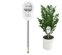 Capteur d'humidité du Sol | Kit de Test de Sol Multifonction 4 en 1 pour | Sonde d'humidité rotative multifonctionnelle pour pelouse, Jardin, Ferme