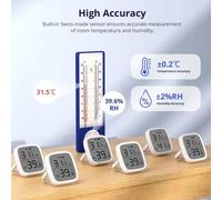 Capteur d'humidité Intelligent SNZB-02D SONOFF Zigbee capteur de température LCD intelligent pour la surveillance de l'usage domestique avec écran LCD 1 pièce