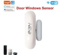 Capteur D'ouverture/Fermeture De Porte Sans Fil Tuya, Détecteur Intelligent D'ouverture/Fermeture De Porte, Application Smart Life, Fonctionne Avec Alexa Google Home