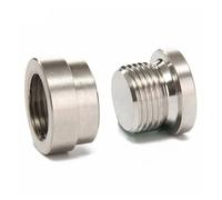 Capteur D'Oxyde D'azote Capteur D'oxygène Lambda O2 Galvanisé, Connecteur D'écrou En Nickel Plaqué M18 1.5, Adaptateur Bonde, Prolongateur D'espacement, Boulon Soudé Métal(1piece)