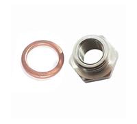Capteur D'oxyde D'azote Nox Kit De Connexion De Capteur D'oxygène M12X1 25 À M18X1 5, Ajustement Universel Résistant Pour Voitures(Stainless steel)
