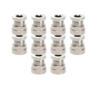 Capteur D'Oxygène D'Azote Capteur D'oxygène Lambda O2 Galvanisé, Connecteur D'écrou En Nickel Plaqué M18 1.5, Adaptateur Bonde, Prolongateur D'espacement, Boulon Soudé Métal Nox Sensor(10piece)