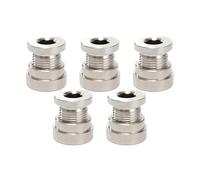 Capteur D'Oxygène D'Azote Capteur D'oxygène Lambda O2 Galvanisé, Connecteur D'écrou En Nickel Plaqué M18 1.5, Adaptateur Bonde, Prolongateur D'espacement, Boulon Soudé Métal Nox Sensor(5piece)