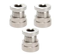 Capteur D'Oxygène D'Azote Capteur D'oxygène Lambda O2 Galvanisé, Connecteur D'écrou En Nickel Plaqué M18 1.5, Adaptateur Bonde, Prolongateur D'espacement, Boulon Soudé Métal Nox Sensor(3piece)