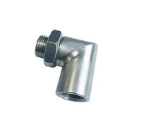 Capteur d'oxygène O2 voiture Adaptateur M18x1.5 pour sonde lambda d'échappement automobile connecteur d'extension à 90° écrou