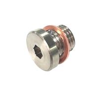 Capteur d'oxygène O2 voiture Bouchon d'obturation pour sonde lambda M12 x 1.25 avec joint